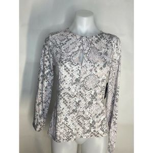 GUESS INC Siberian Snake Print gray Long Sleeve LS